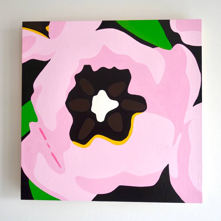 Original Pop Art Floral Painting by Susan Porter