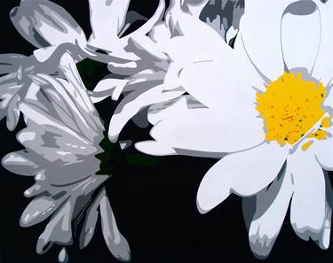 White Daisy Chrysanthemums -SOLD thumb