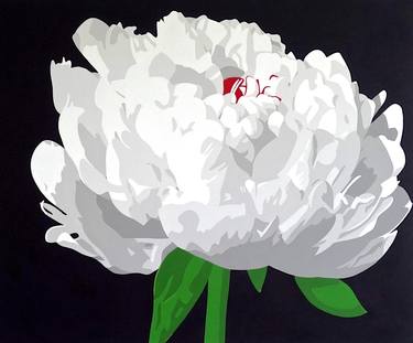 Print of Minimalism Floral Paintings by Susan Porter
