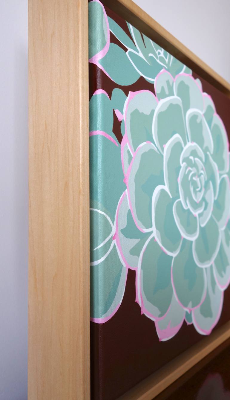 Original Minimalism Floral Painting by Susan Porter