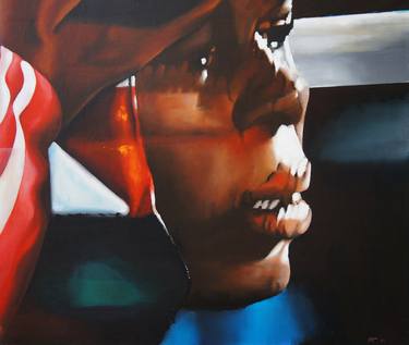 Original Realism Sports Paintings by Bert Tienstra