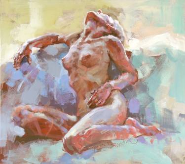 Print of Nude Paintings by Renata Domagalska