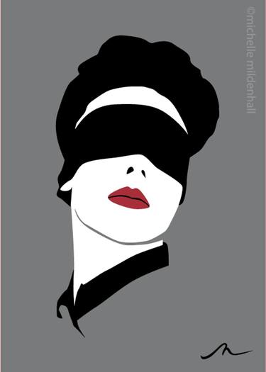 Original Pop Art Portrait Printmaking by Michelle Mildenhall