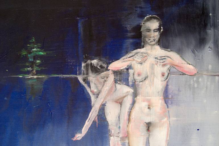 Original Figurative Nude Painting by Andreas Richter