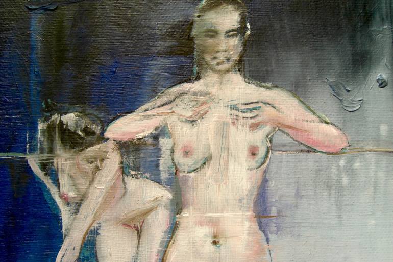 Original Figurative Nude Painting by Andreas Richter