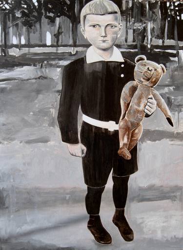 Original Figurative Children Paintings by Andreas Richter
