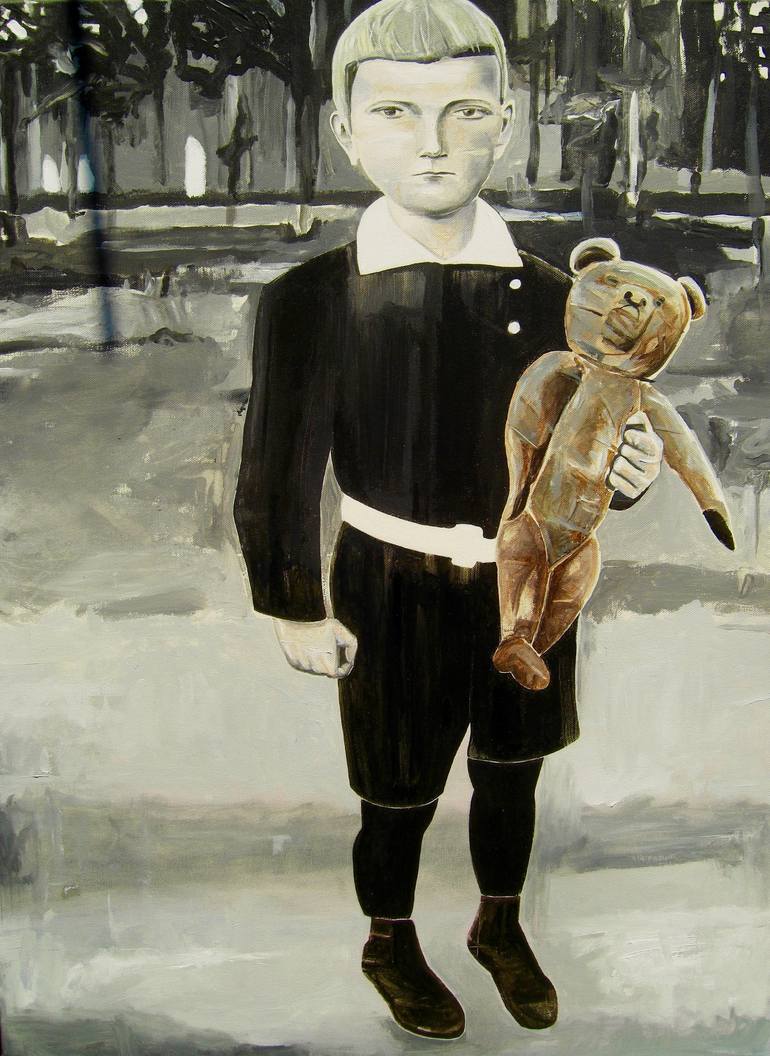 Original Figurative Children Painting by Andreas Richter