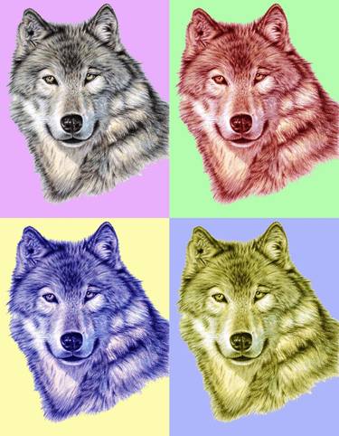 Wolf PopArt thumb