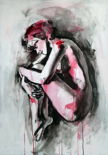 Original Expressionism Nude Paintings by Tomasz Kozlowski
