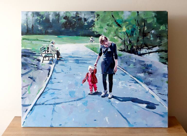 Original Figurative People Painting by Tomasz Kozlowski