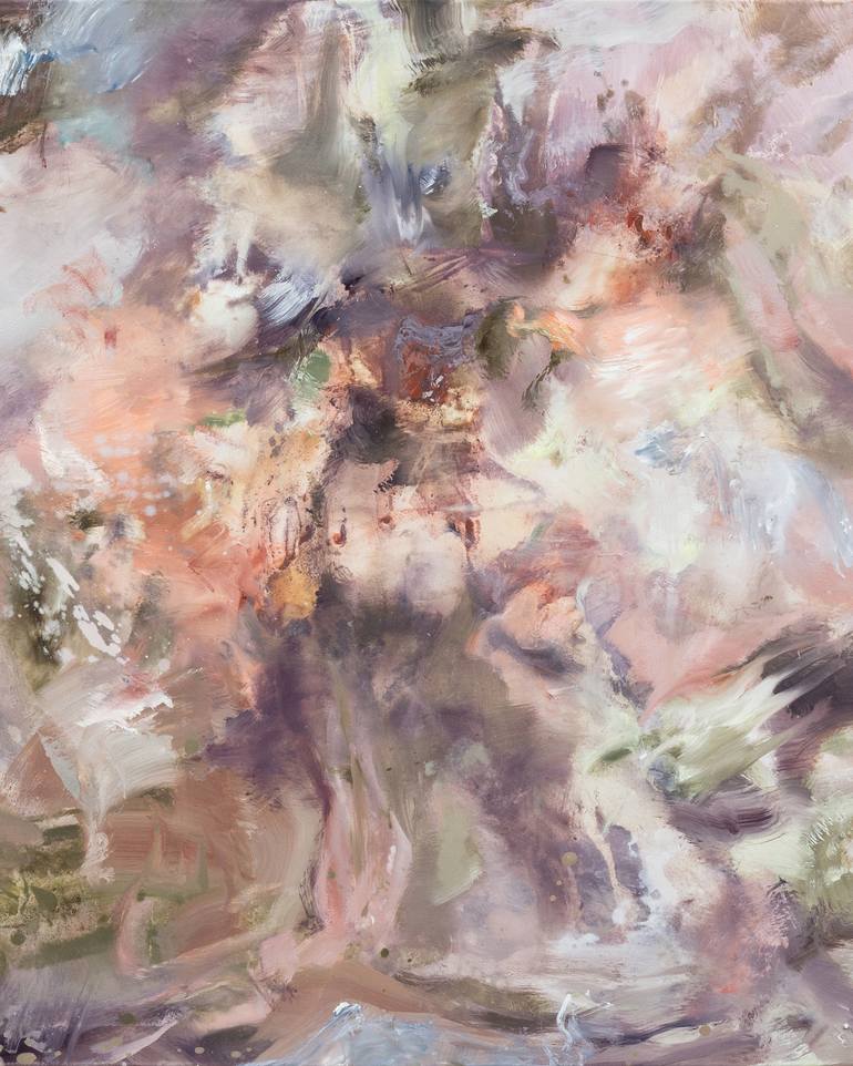 Original Abstract Expressionism Abstract Painting by Tijana Titin