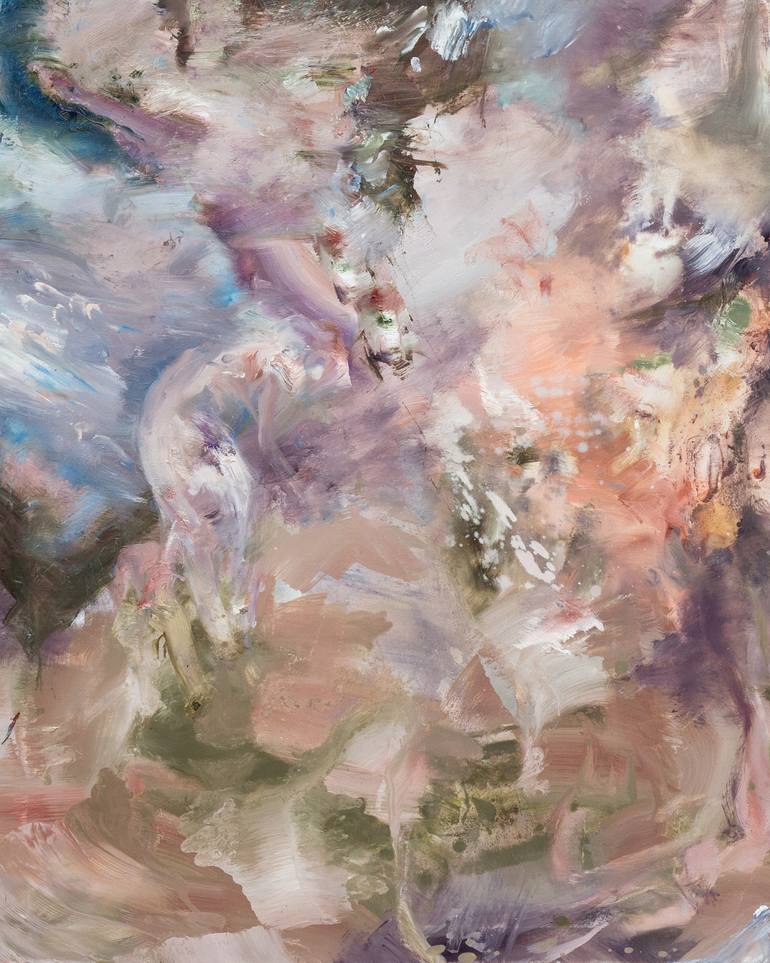 Original Abstract Expressionism Abstract Painting by Tijana Titin