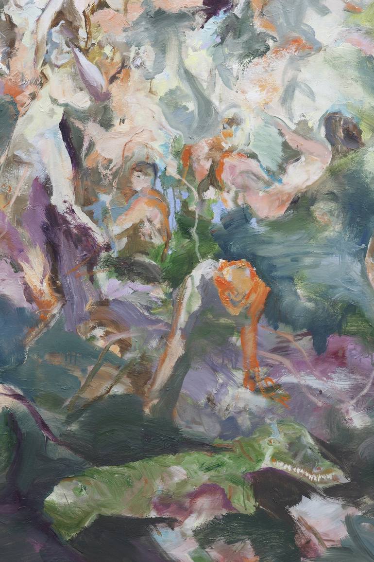 Original Figurative Landscape Painting by Tijana Titin
