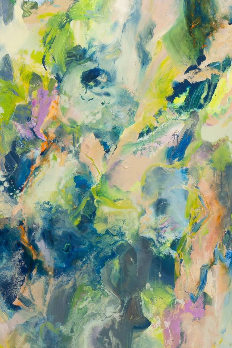 Original Abstract Expressionism Abstract Painting by Tijana Titin