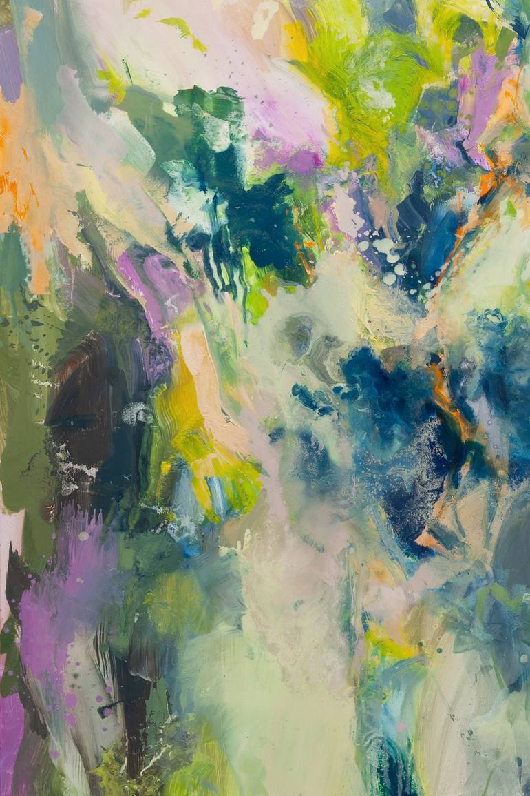 Original Abstract Expressionism Abstract Painting by Tijana Titin