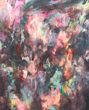 Original Color Field Painting Abstract Mixed Media by Tijana Titin