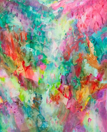 Original Abstract Expressionism Abstract Mixed Media by Tijana Titin