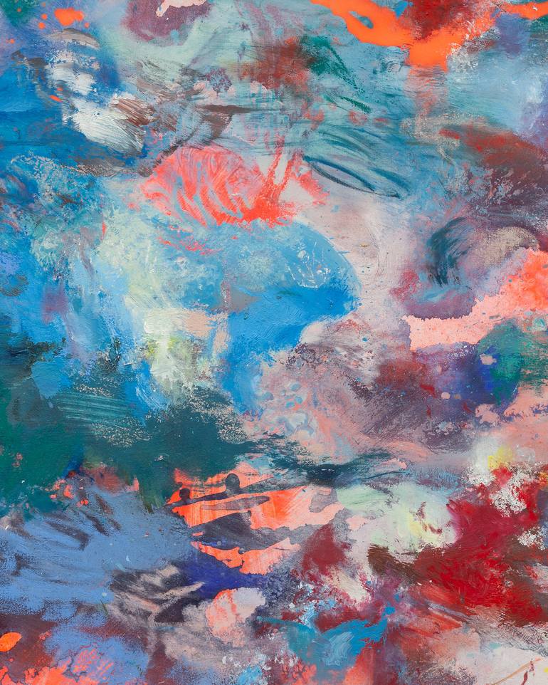 Original Abstract Expressionism Abstract Painting by Tijana Titin