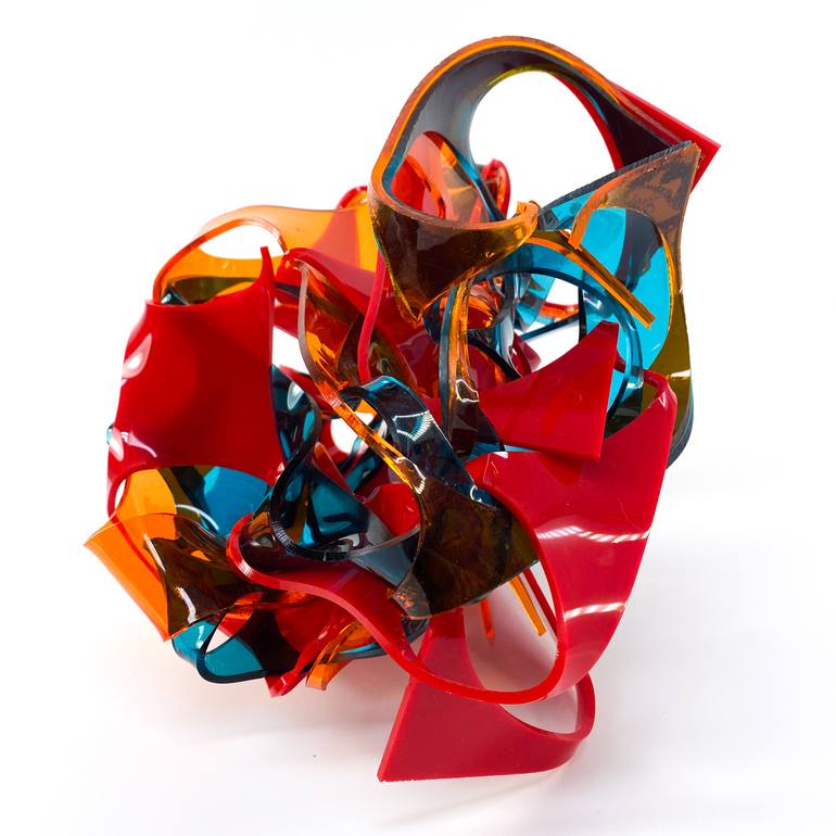 Original Abstract Expressionism Abstract Sculpture by Debra Ann