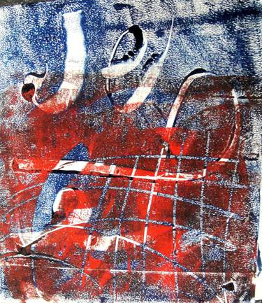 Original Abstract Printmaking by Radhika Hamlai