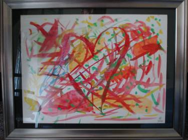 Original Abstract Love Paintings by Jean-Francois Dor