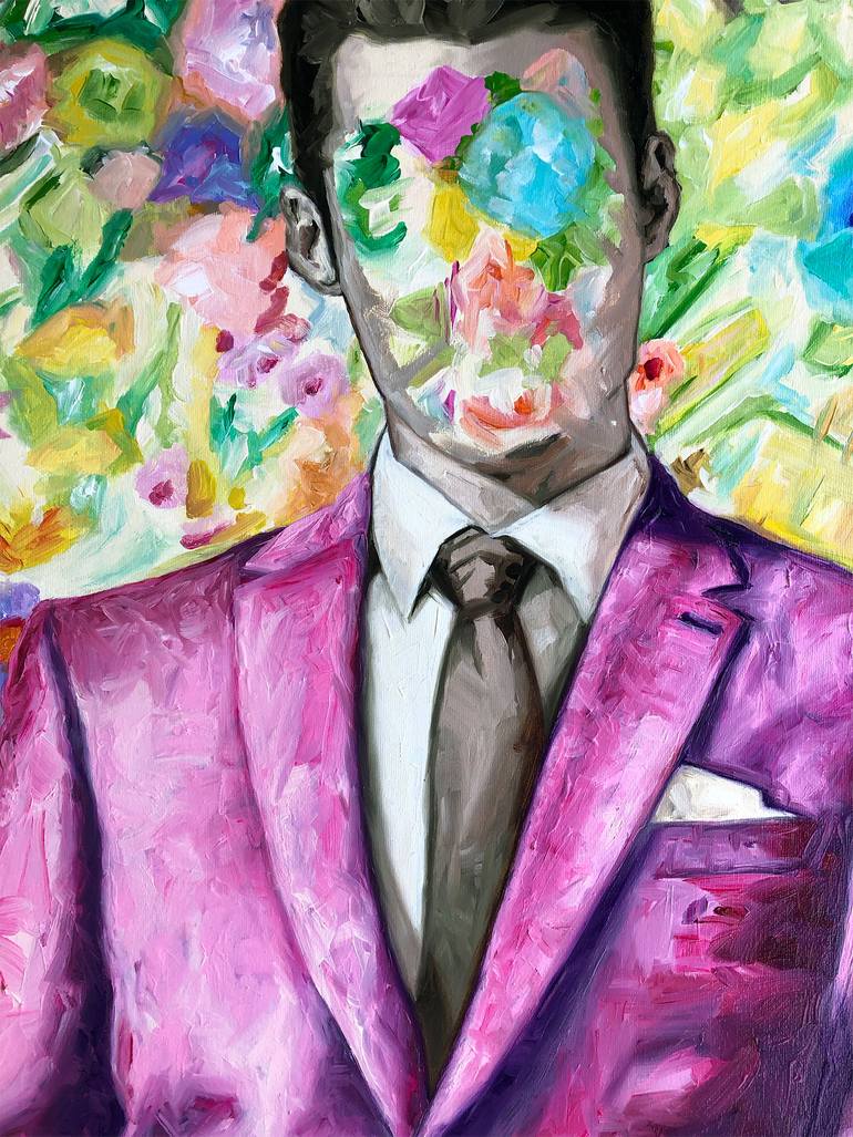 Original Figurative Men Painting by Valérie Andriantsiferana