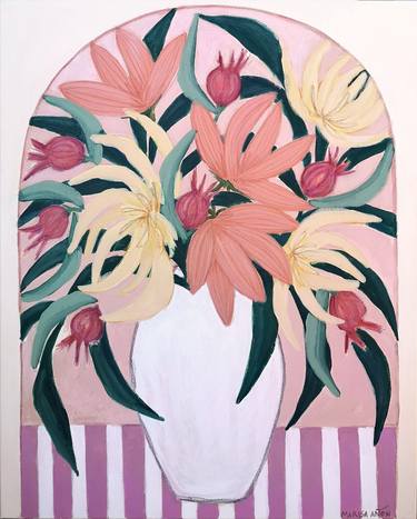 Original Impressionism Floral Paintings by Marisa Añon