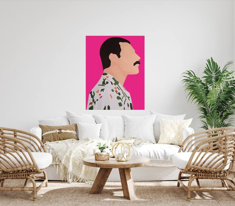Original Abstract People Painting by Marisa Añon
