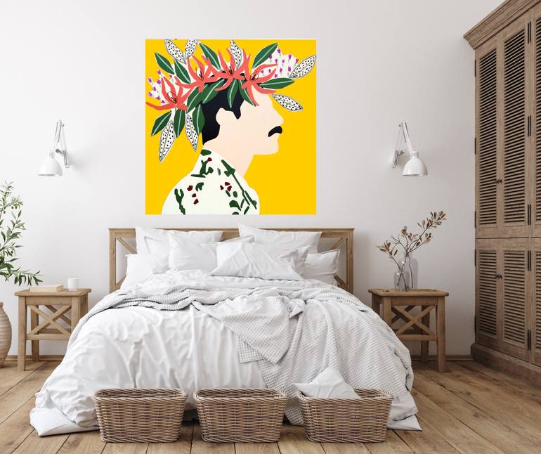 Original Abstract People Painting by Marisa Añon