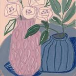 Florals in Blue V by Marisa Añon