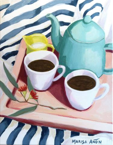 Original Food & Drink Paintings by Marisa Añon
