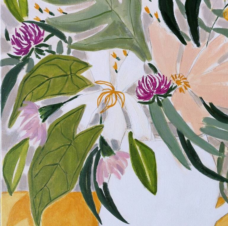 Original Impressionism Floral Painting by Marisa Añon