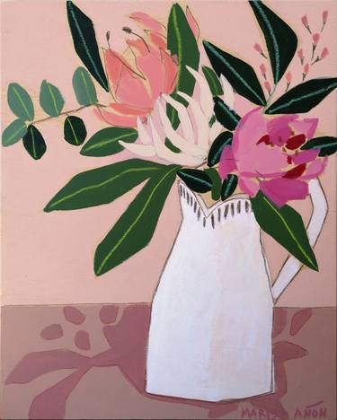 Saatchi Art Artist Marisa Añon; Painting, “Spring Florals 2” #art
