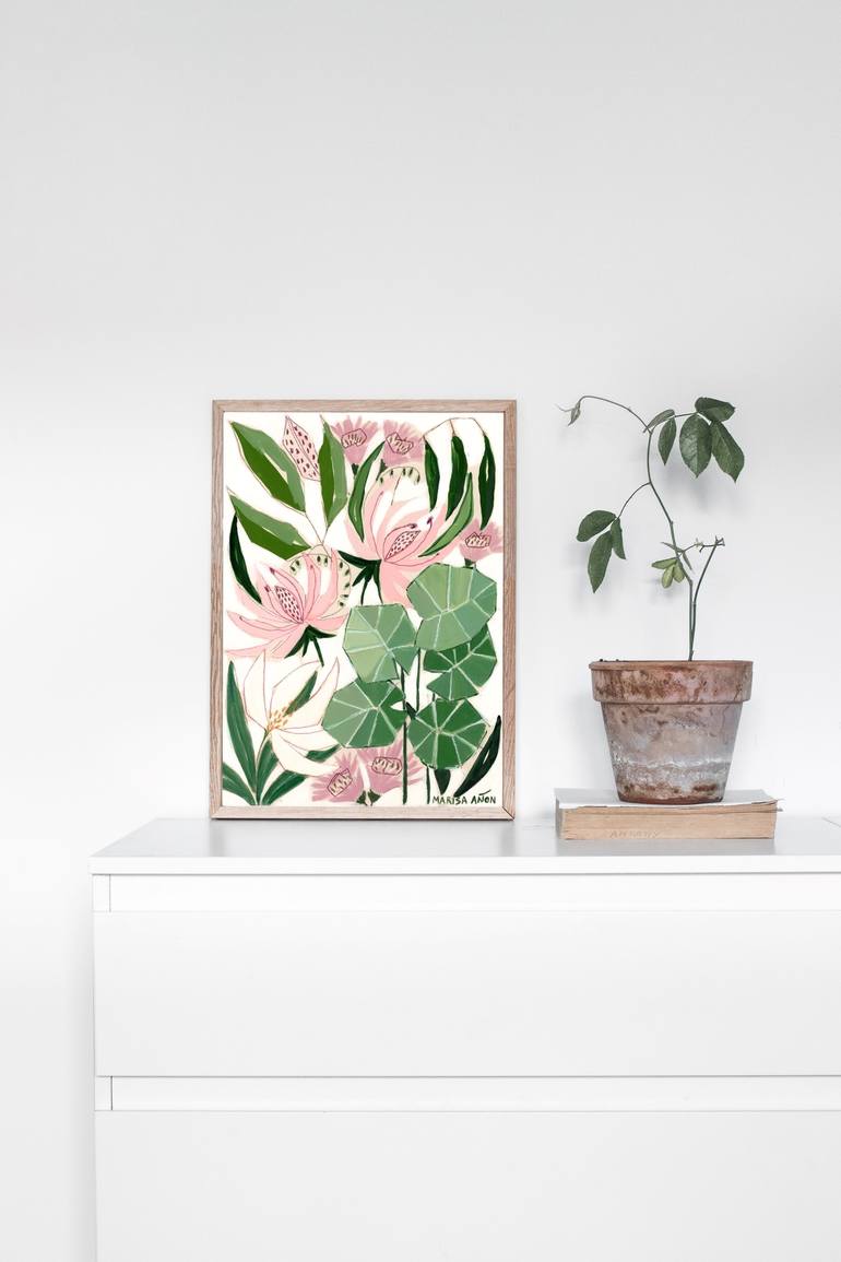 Original Figurative Botanic Painting by Marisa Añon