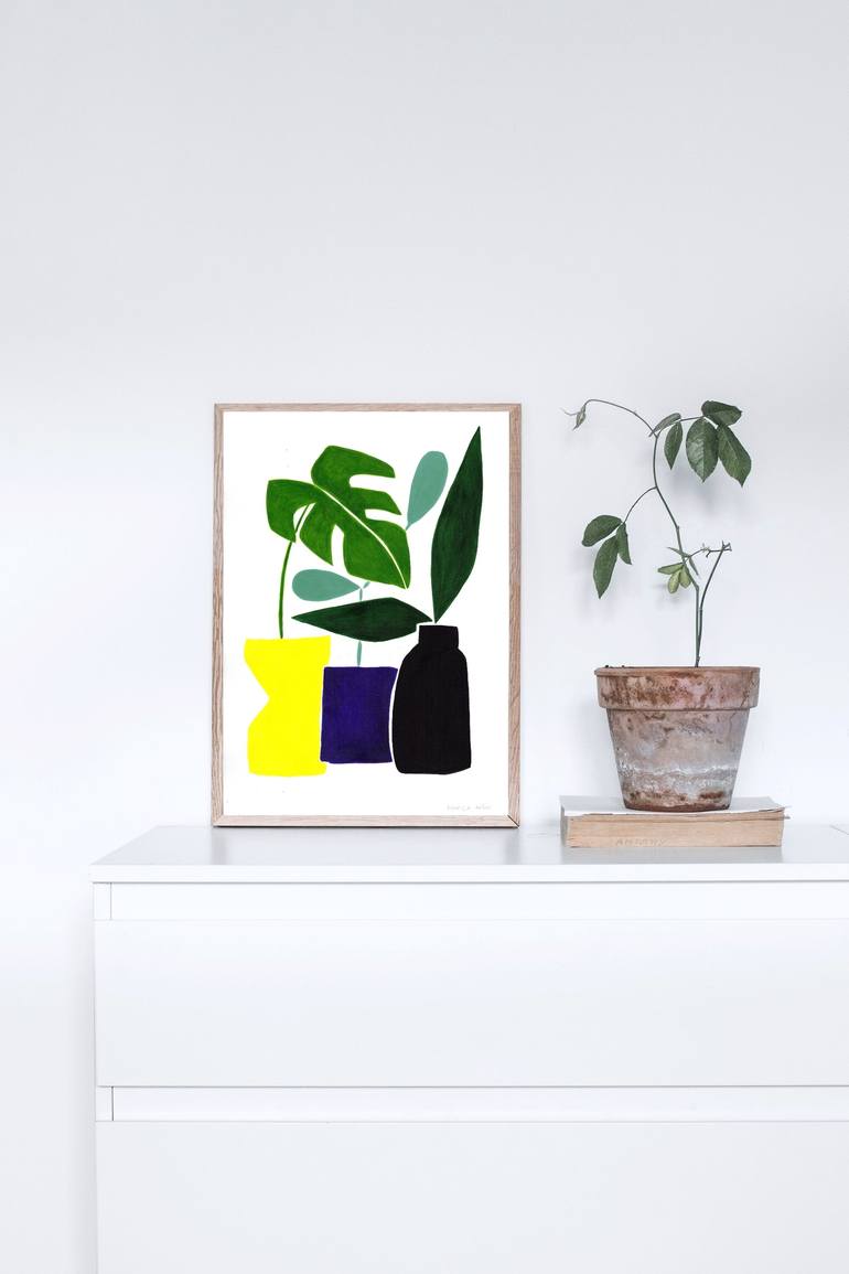 Original Abstract Still Life Painting by Marisa Añon