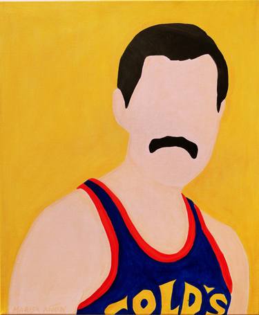 Freddie Mercury Portrait Stampa Fine Art su tela Canvas Queen Bohemian Rhapsody 