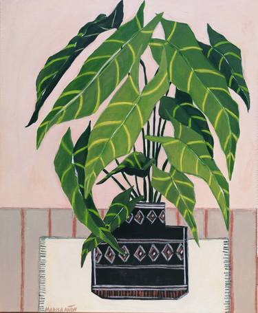 Saatchi Art Artist Marisa Añon; Painting, “The Potted Plants I” #art