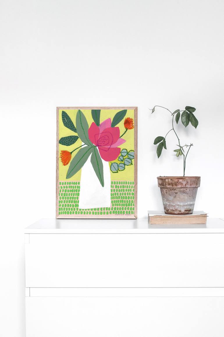 Original Abstract Still Life Painting by Marisa Añon