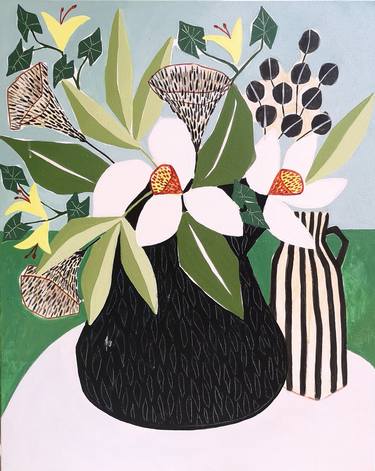 Saatchi Art Artist Marisa Añon; Painting, “Morning Flowers I” #art
