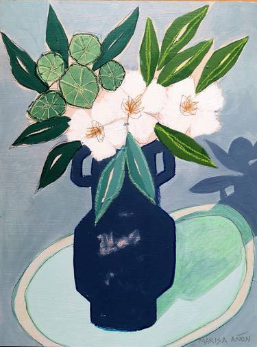Saatchi Art Artist Marisa Añon; Paintings, “Spring Florals 19” #art