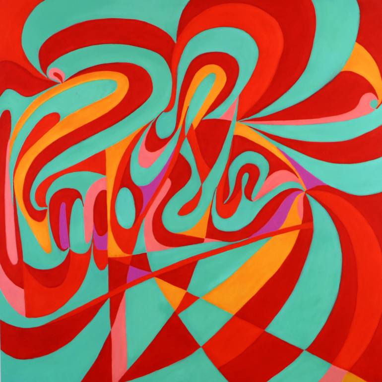 Original Abstract Pop Culture/Celebrity Painting by Willard Balthazar