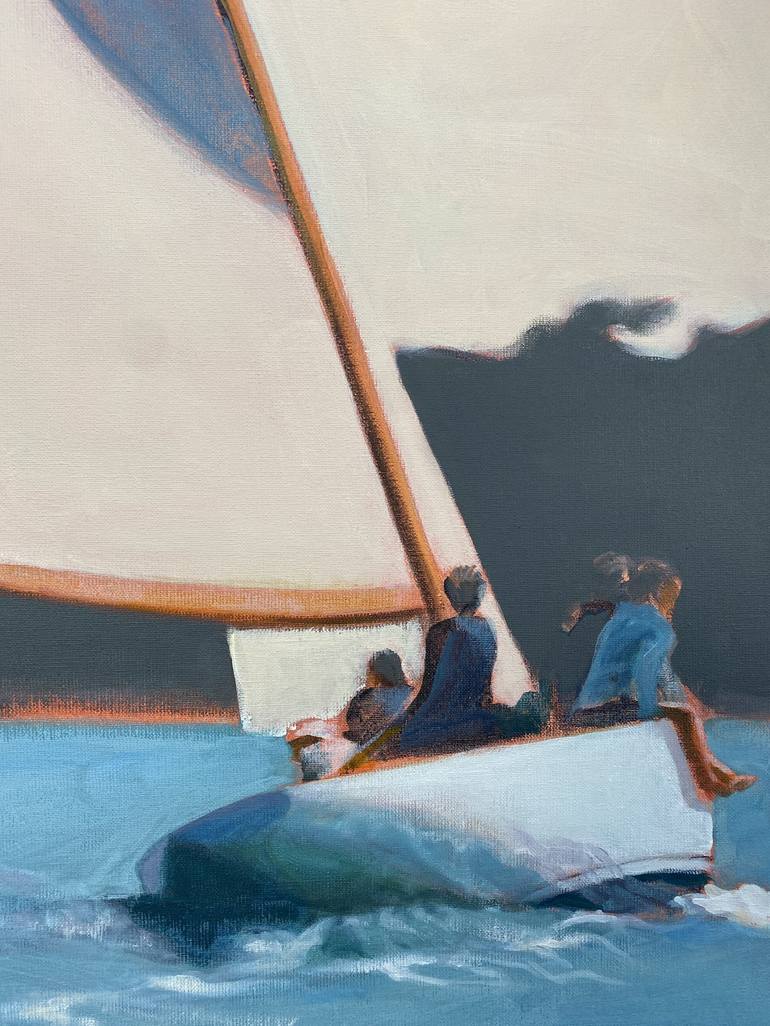 Original Boat Painting by Antoine Renault