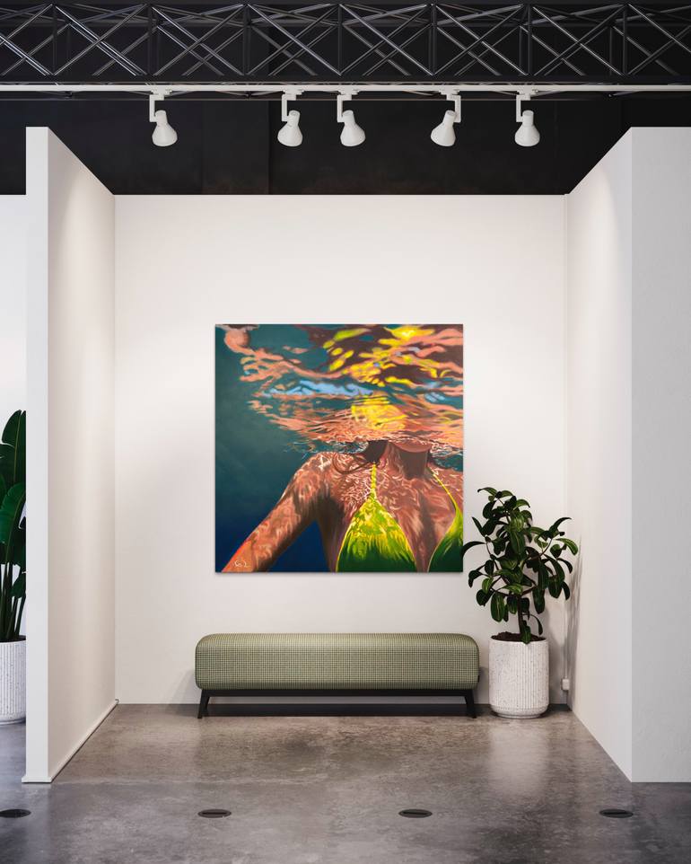 Original Realism Women Painting by Antoine Renault