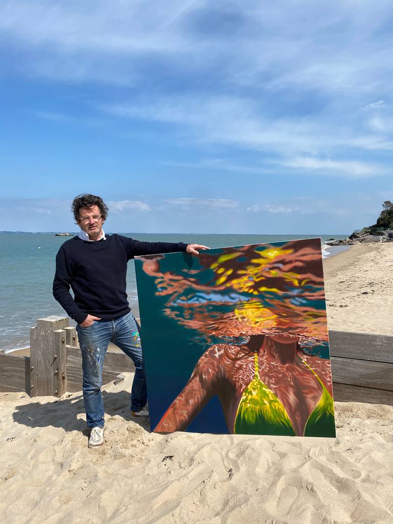 Original Realism Women Painting by Antoine Renault