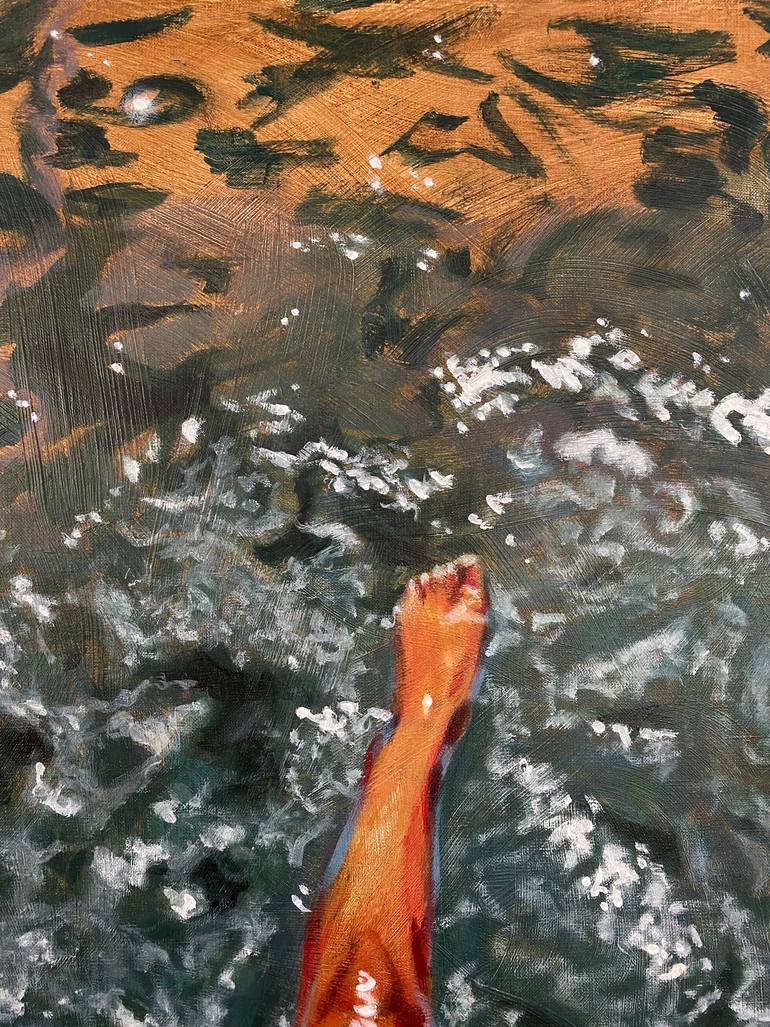 Original Realism Women Painting by Antoine Renault