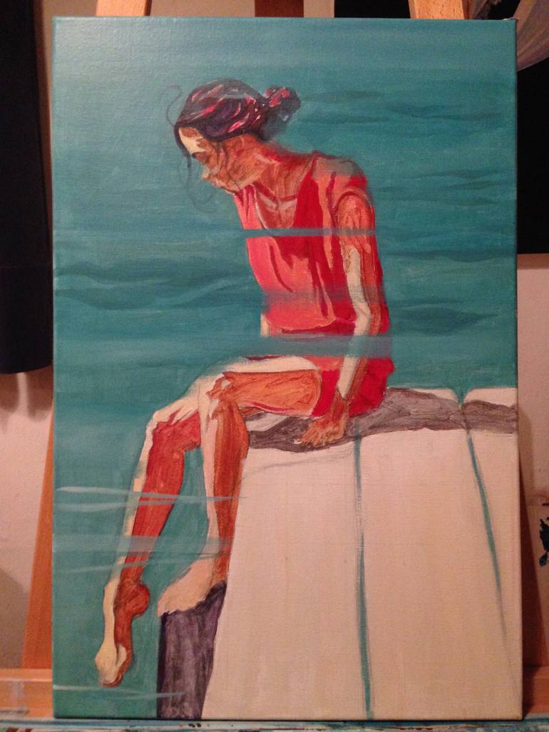 Original Figurative Women Painting by Antoine Renault