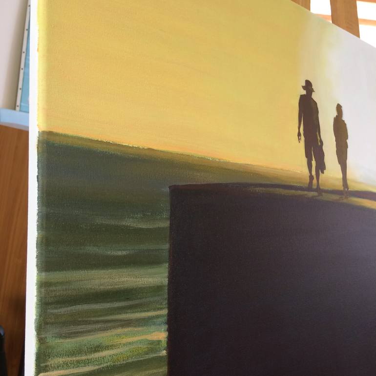 Original Realism People Painting by Antoine Renault
