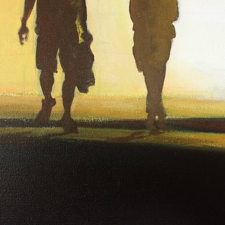 Original Realism People Painting by Antoine Renault