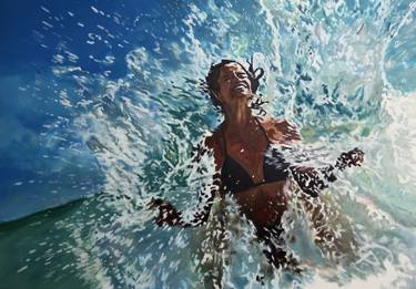 Original Realism Women Paintings by Antoine Renault