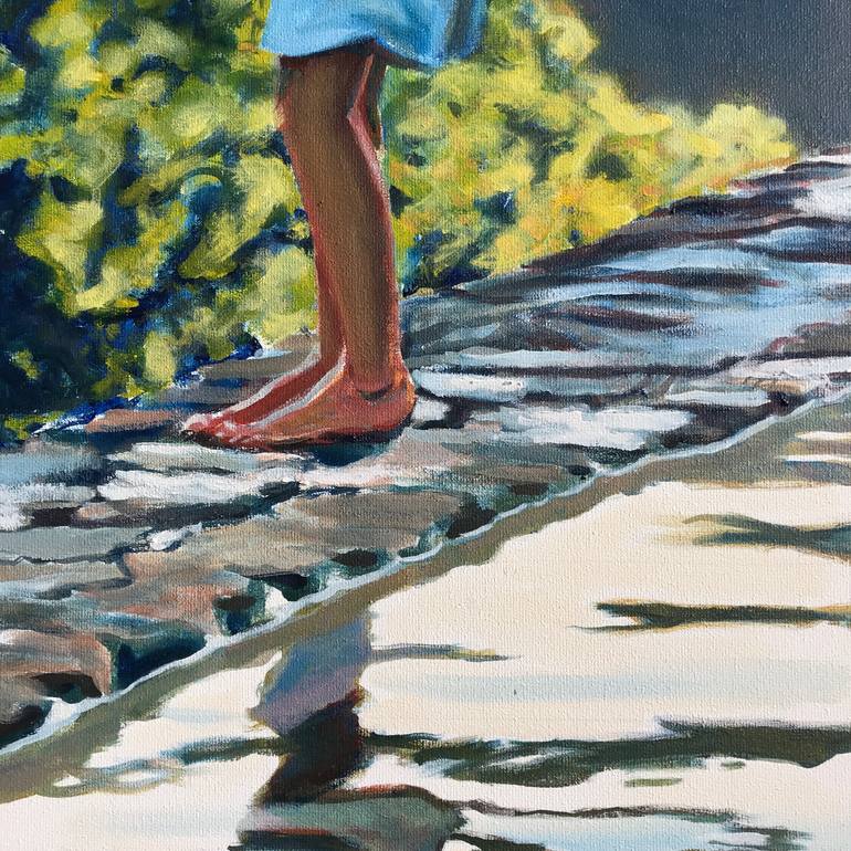 Original Figurative Children Painting by Antoine Renault